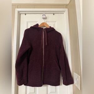 Women’s lululemon Burgundy Zip-Up jacket